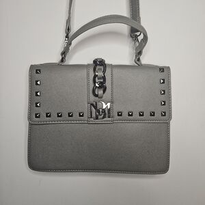 Badgley Mischka faux leather studded bag